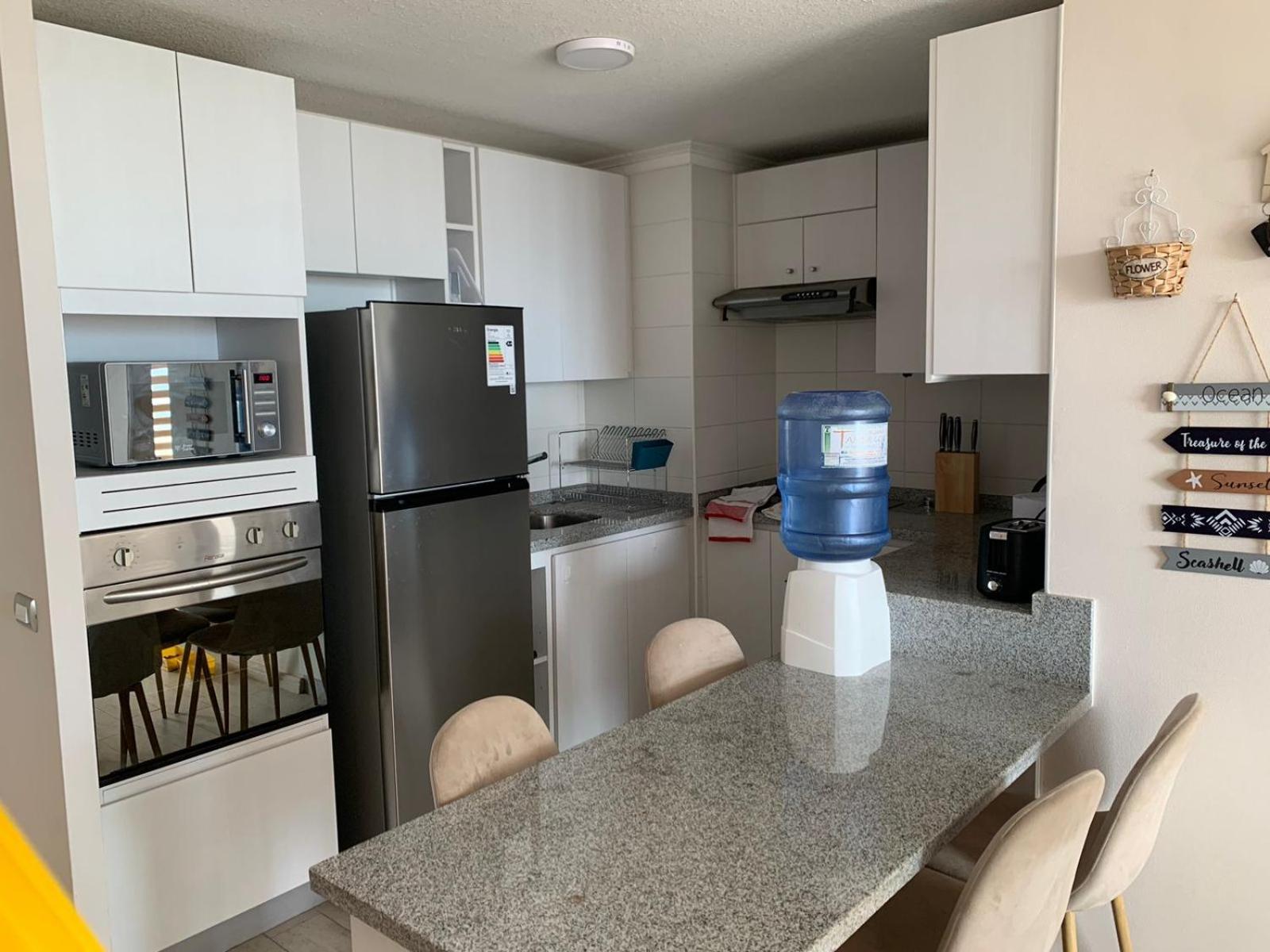 Apartamento Hermoso Depto Primera Linea Av Del Mar En Septimo Piso